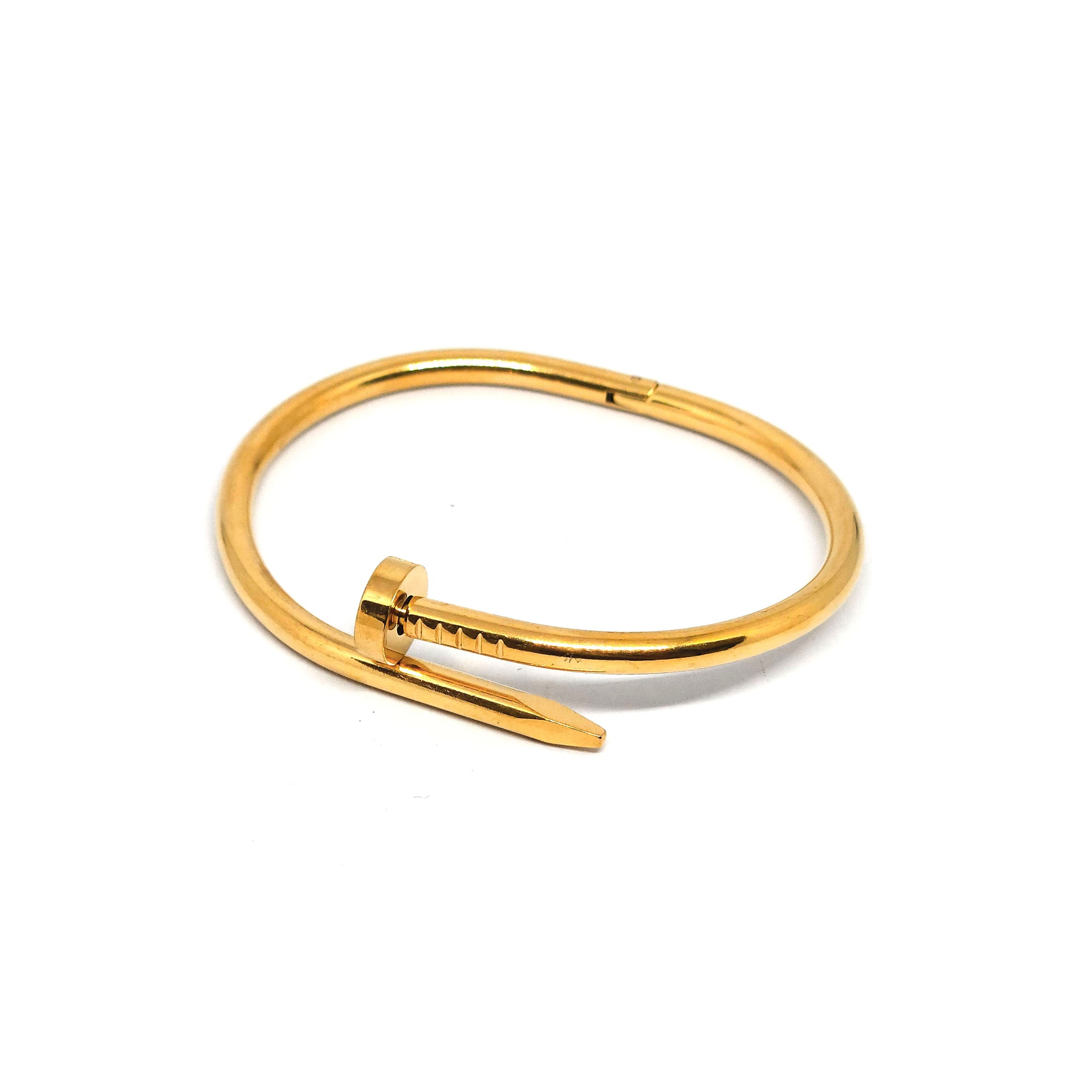 ESBG 8175: All IPG Glossy Nail Hard Bangle