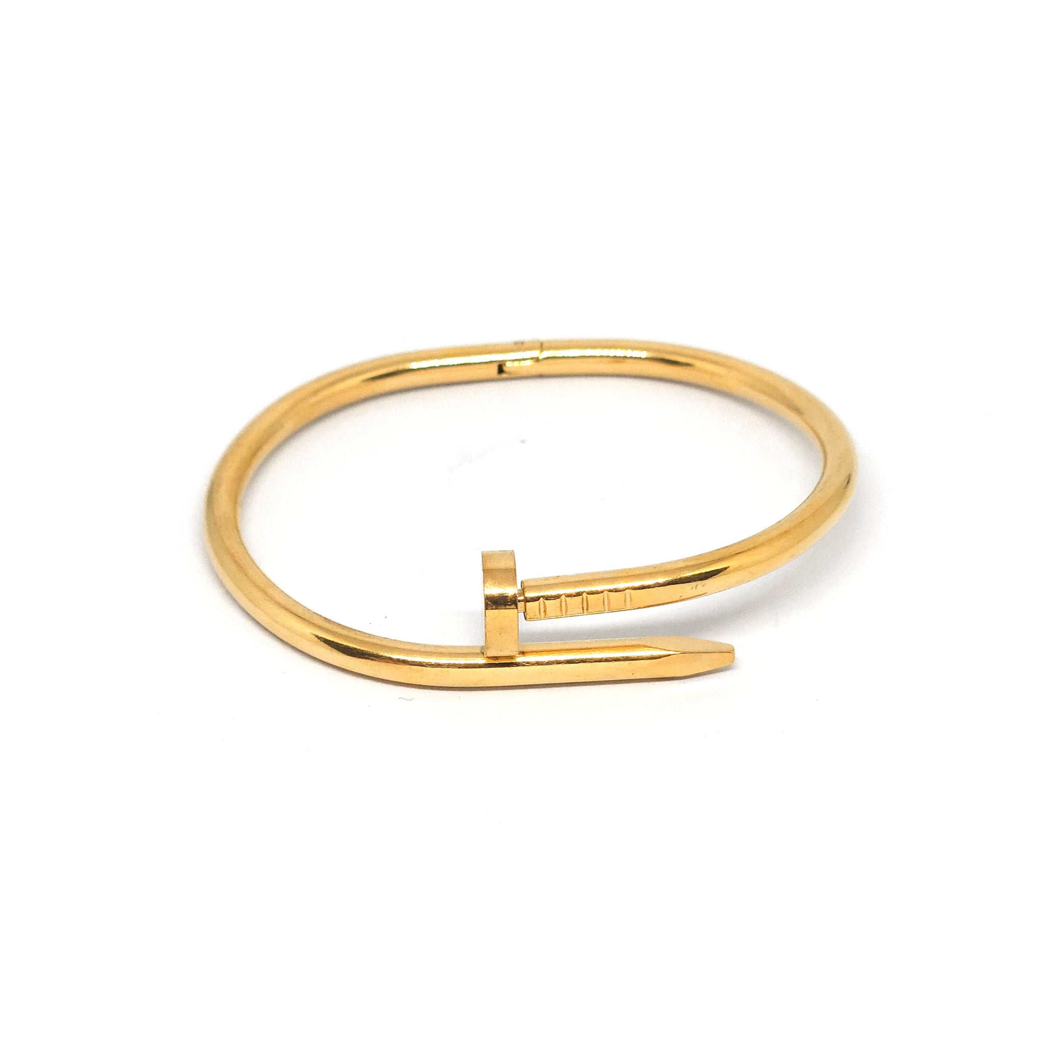 ESBG 8175: All IPG Glossy Nail Hard Bangle