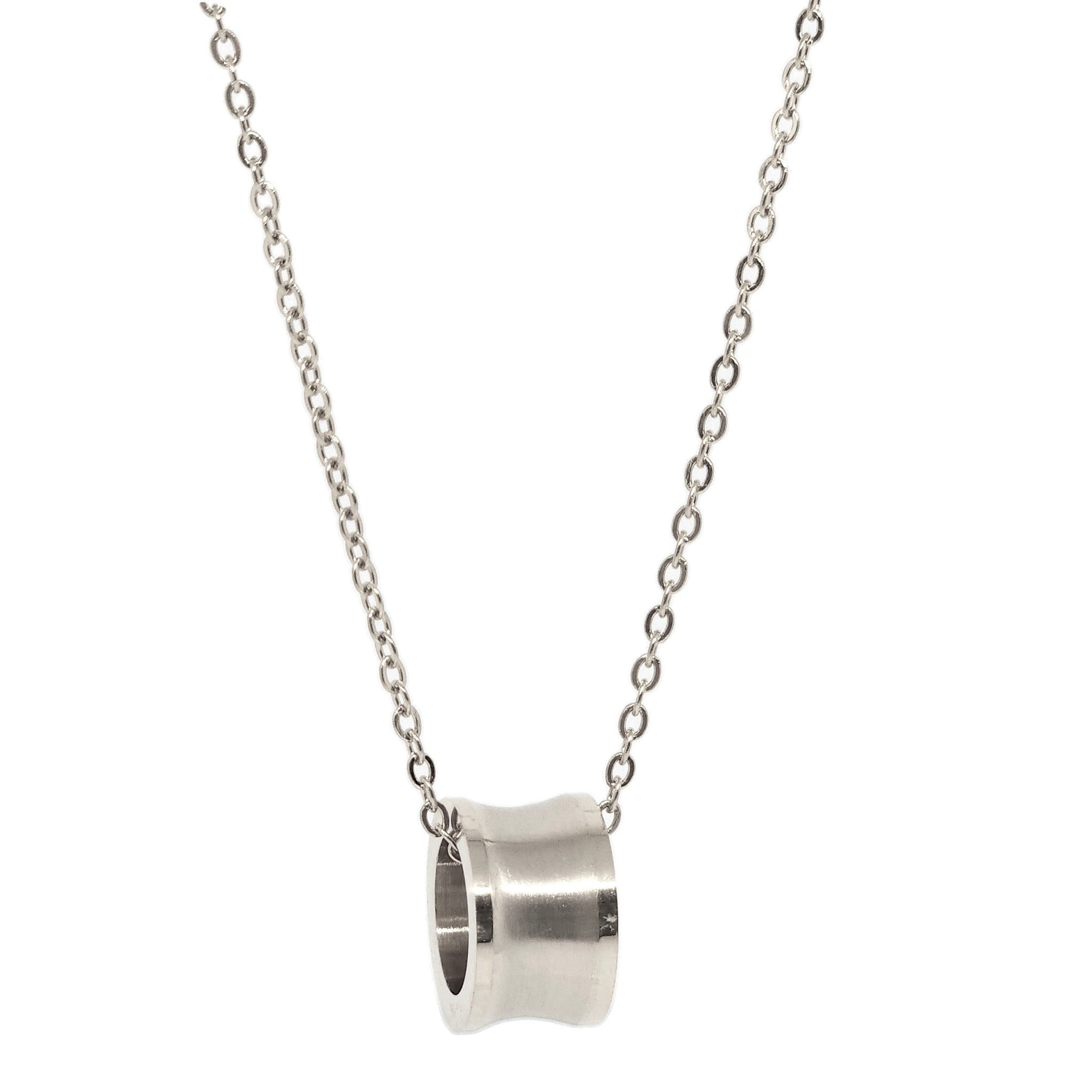 ESN 8176: Thick Barrel Necklace w/ 19" Ch