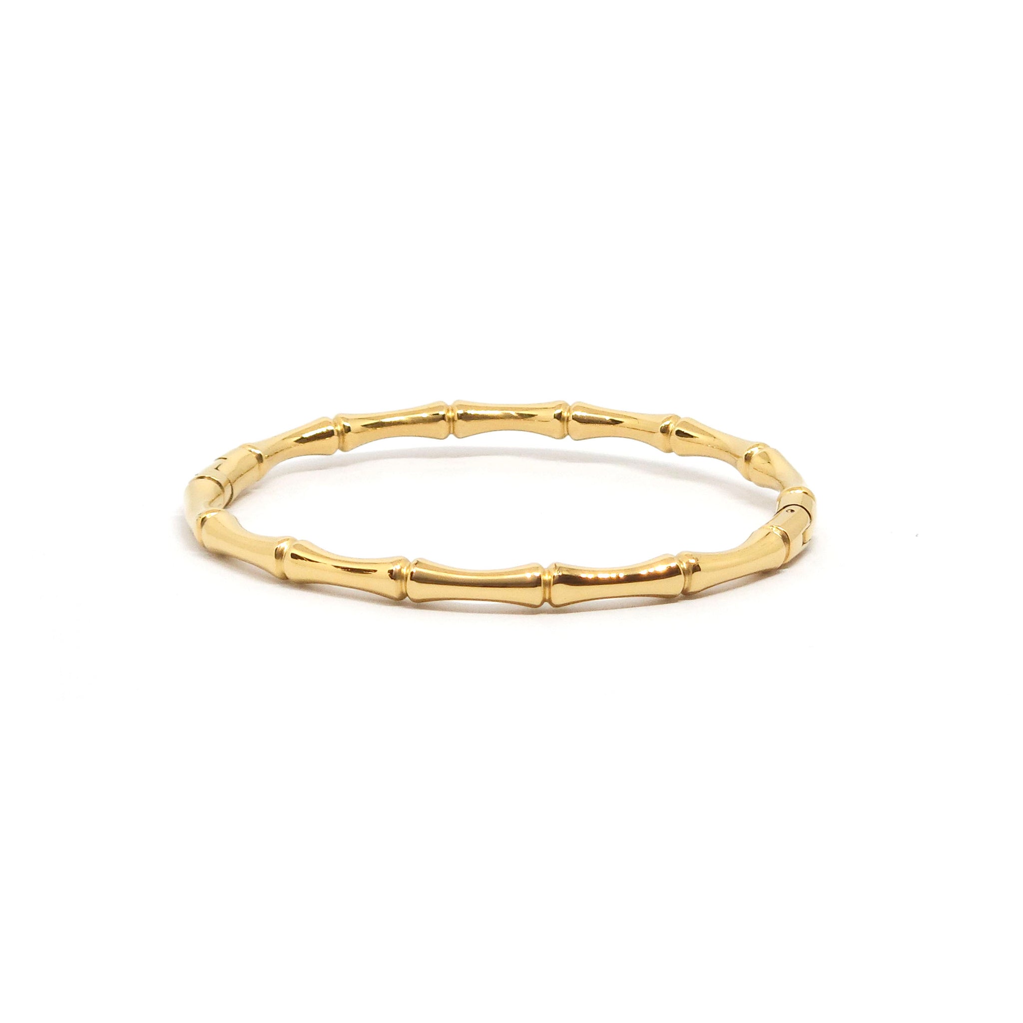 ESBG 8351: Gold-Plated Connecting Bone Hard Bangle